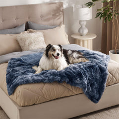Bedsure manta doble cara con sherpa y pelo sintético para abrigo suave
