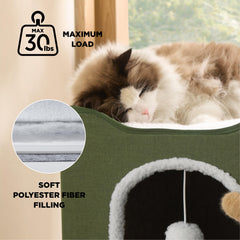 Bedsure plataforma superior amplia ofrece espacio para estirarse junto a la ventana