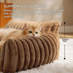 Bedsure funda desmontable y lavable para facilitar la limpieza del sofá.