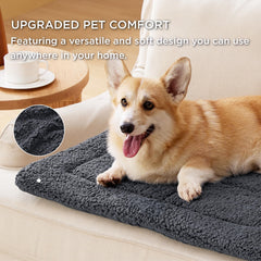 Bedsure tapete-espuma-alta-densidad-perro: soporte firme para descansar cómodo.