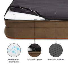 Bedsure XL funda-lavable-desmontable facilita limpieza rápida y sencilla.