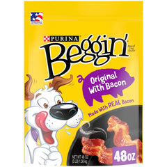 Beggin' Strips paquete 2x25 oz tocino y queso para perros