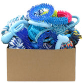 Beiker conjunto de 20 juguetes masticables para cachorros azul, ideal para juego diario