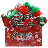 Beiker pack navidad 15 juguetes para perros, ideal para juego diario y regalo festivo.