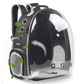 Mochila BEIKOTT con cápsula transparente para gatos, ideal para paseos cómodos