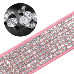 Beirui correa bling rosa: ligera y resistente para salidas diarias.