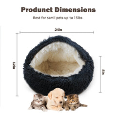 BELEEWILWON cama-gatos-interior felpa suave, acolchado cómodo para articulaciones.