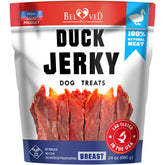 Beloved Pets tiras de pato jerky para entrenamiento con sabor natural