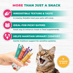 Beloved Pets tubos para salud urinaria en gatos, con cranberry y vitaminas.