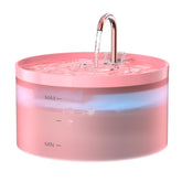 BEMOONY fuente rosa para gatos con grifo atractivo para animar a beber.