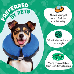 BENCMATE collar inflable para descanso diario del perro.
