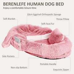 Manta suave incluida para calor y confort en la cama de mascota.