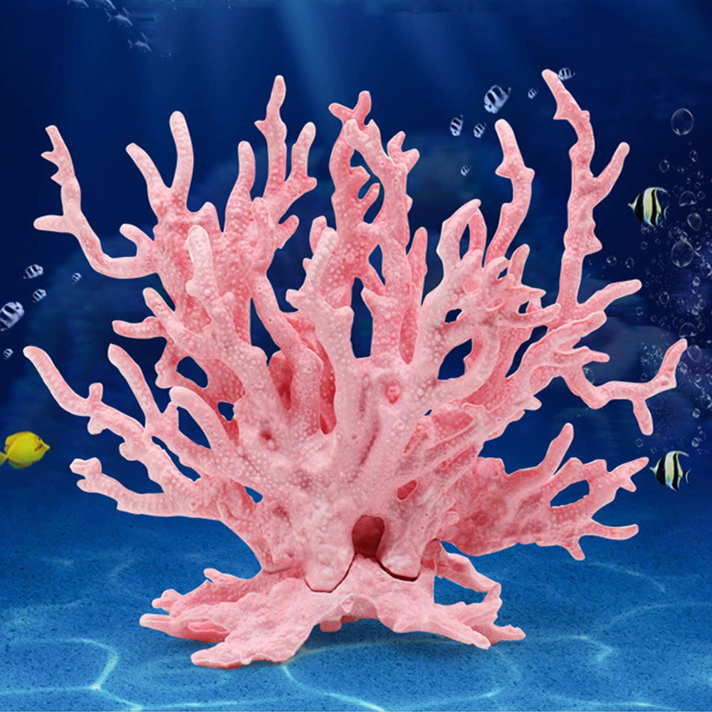 Besimple coral artificial para acuario, decorando y brindando refugio a peces.
