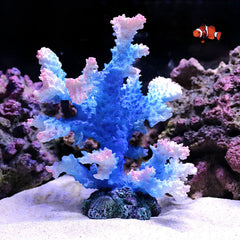 Besimple coral artificial ornament acuario: refugio y color para peces.