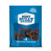 Best Bully Sticks: anillos de dentición para cachorros con colágeno bovino, masticación segura.