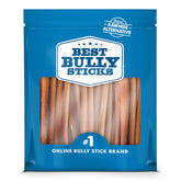 Best Bully Sticks: empaque de 6 pulgadas sin olor para perros grandes, masticación limpia
