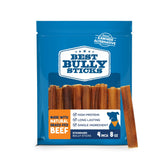 Best Bully Sticks: palitos de 4 pulgadas para perros pequeños, recompensa crujiente y fácil de masticar.