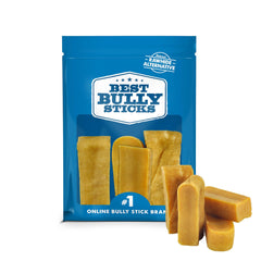 Best Bully Sticks: empaque de cuatro unidades de queso yak para perros sabroso