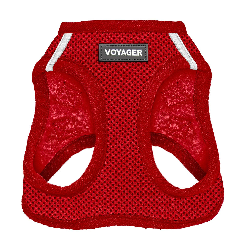 Best Pet Supplies Voyager arnés de paso vista frontal para paseos cómodos.