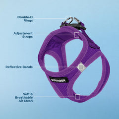 Best Pet Supplies Voyager Step-in Air Harness seguridad de tres capas para paseos seguros.
