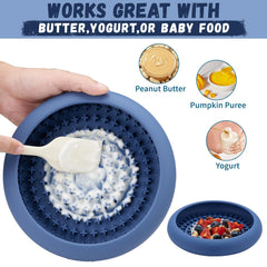 Bestalk tazon antideslizante: base estable para evitar derrames durante la comida.