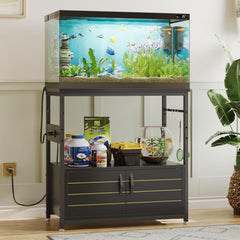 Bestier cabina de almacenamiento para acuario para organizar suministros.