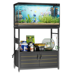 Bestier estante acuario 20-29gal con diseño moderno para sala u oficina.