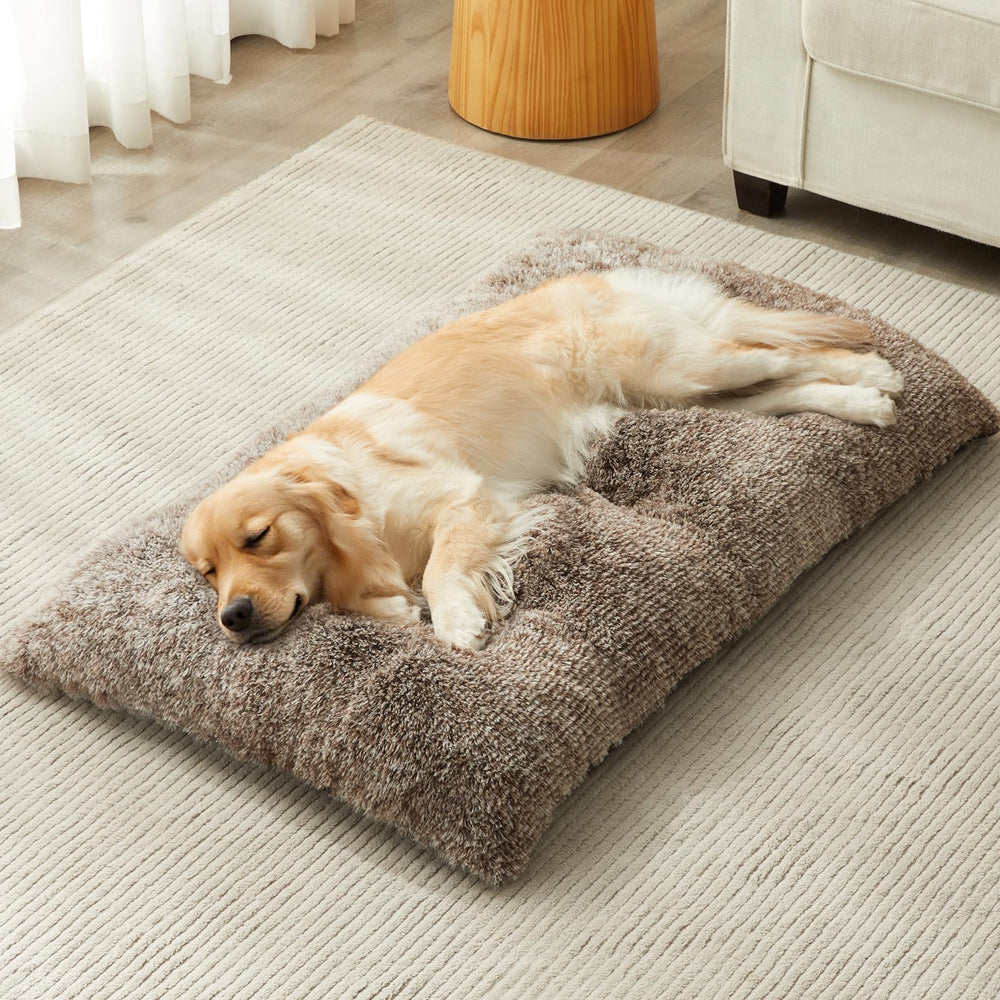 Cama BFPETHOME para perro grande con superficie peluche suave para descanso cómodo