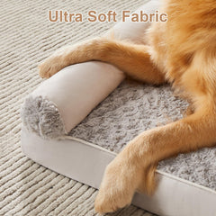 Cama de 54x36x7 pulgadas, ideal para perros grandes que duermen extendidos.
