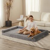 Cama ortopédica BFPETHOME con espuma tipo huevo para soporte de músculos y articulaciones