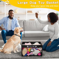 Etiqueta personalizable Bfttlity para canasto de perro con nombre.