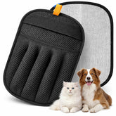 Guante bhatez para eliminar pelo de mascotas en muebles con tecnología electrostática.