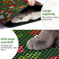 Bienbee alfombrilla para gato fácil de limpiar tras su uso.