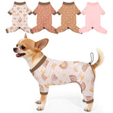 Bienbee pijama para perro arcoíris rosa, cómodo y ideal para fotos.