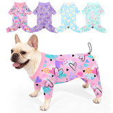 Bienbee pijamas para perro con diseño mariposa brillante, ideal para fotos.