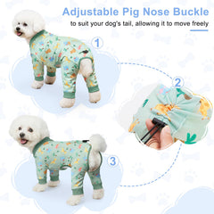Bienbee pijamas para perros con pato, perfecto para días activos