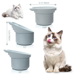 Bikabpet con carita de gato, diseño adorable que anima las comidas