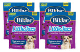 Bil-Jac Little Jacs: paquete de 4 golosinas de pollo hígado para perros pequeños.