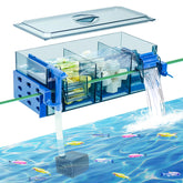 BINANO filtro acuario multietapas con cascada mejora oxigenación y claridad.
