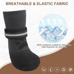 Botas impermeables BINGPET protegen las patitas frente a lluvia y nieve.