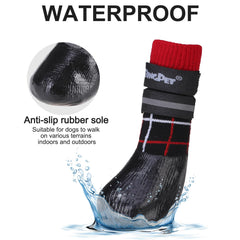 BINGPET calcetines con suela de goma antideslizante para tracción.