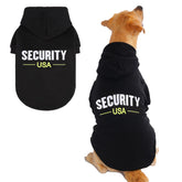 BINGPET Security USA con capucha frontal para paseo frío.