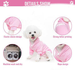 BINGPET sudadera capucha, ajuste cómodo para días de frío.