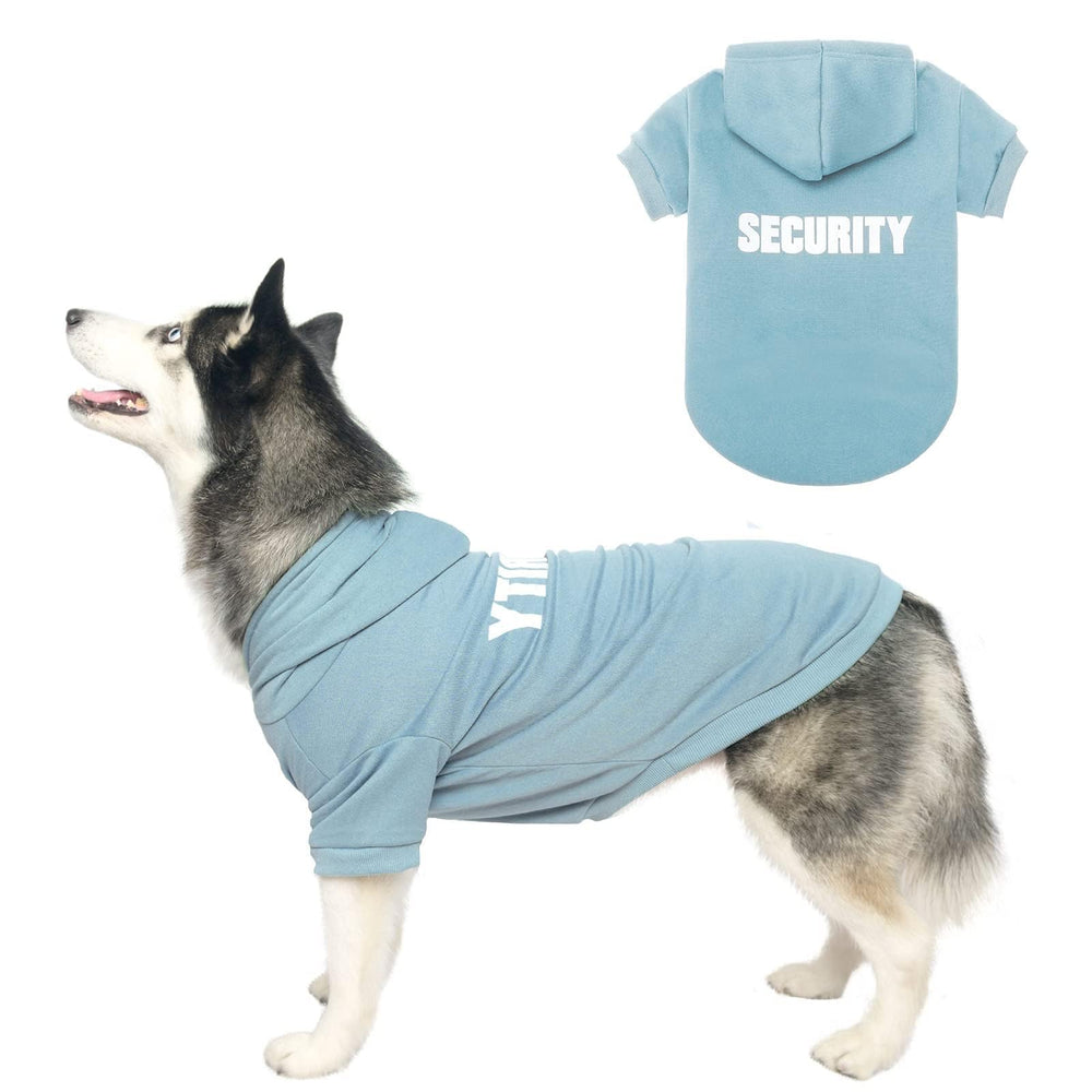BINGPET sudadera capucha para perro, vista frontal, ideal para paseos fríos.