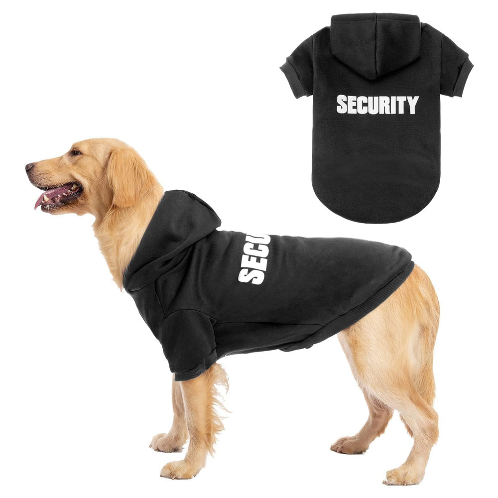BINGPET sudadera con capucha para perro, vista frontal, calor durante paseos
