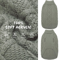 Sudadera BINGPET con tejido cable clásico para uso diario