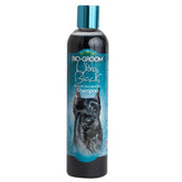 bio-groom champú-perro-negro-intenso envase visible y fácil de usar durante el baño