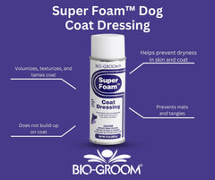 Bio-Groom Desenredante en Espuma para Pelaje de Perro, texturizante espumoso que aporta cuerpo y brillo al cuidado.