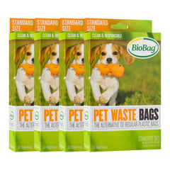 BioBag bolsas compostables para desechos de mascotas en caja, opción sostenible.