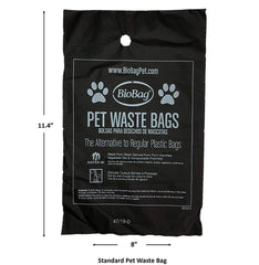 BioBag material compostable derivado de plantas para un uso responsable.